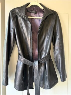 Marc New York, Black, Leather Jacket